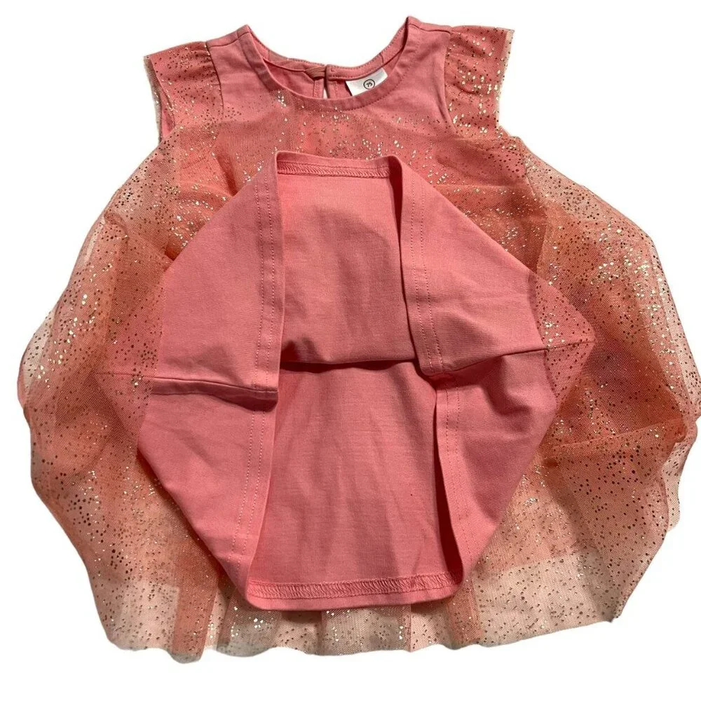 NEW Hanna Andersson Sz 75 (12-18m) Sparkly Special Occasion Dress